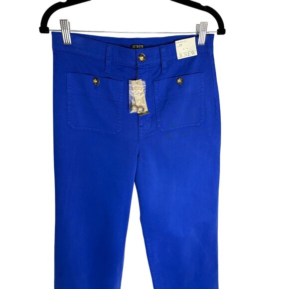 NWT J. Crew Sailor Slim Wide-Leg Chino Pant In Harbor View-sz 27 - Picture 8 of 10